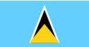 Flag of Saint Lucia, featured in the: Saint Lucia Insurance, post.