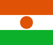 Flag of Niger featured In the: African Insurance Company, Post