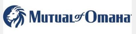 Mutual of Omaha logo, a health insurance provider in the USA