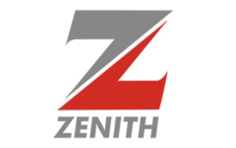 Zenith Bank Logo, an insurer in Nigeria